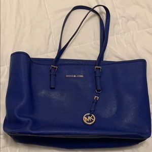 Blue Michael kors purse